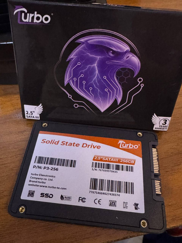 هارد SSD توربو مدل حافظه اس اس دی اینترنال P210 ظرفیت 256 گیگابایت p210-p3-256 256GB