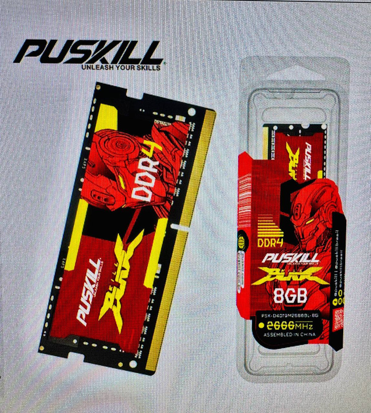 RAM PUSKILL Gaming 8GB 2666 MHZ PSD-D4D19M رم پواسکیل8 گیک