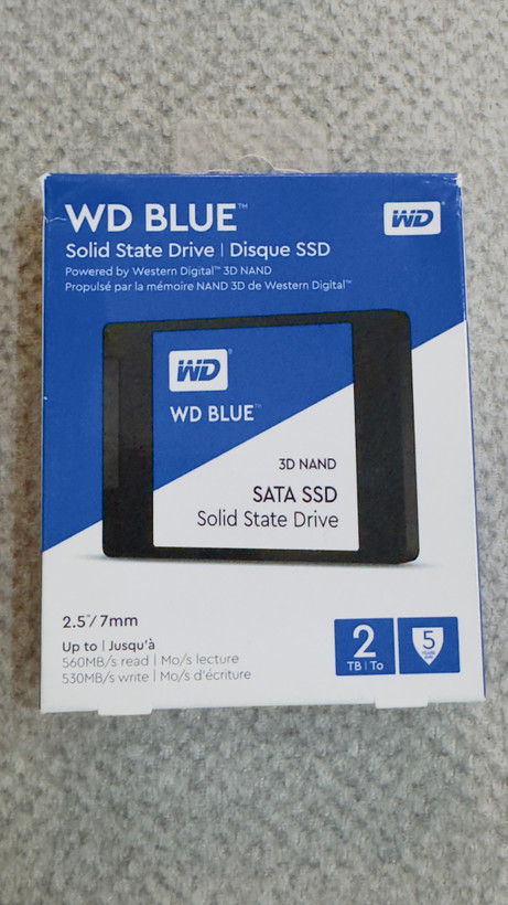 هارد Ssd وسترن دیجیتال بلو مدلBlu BL2T00Aظرفیت 2 ترابایت