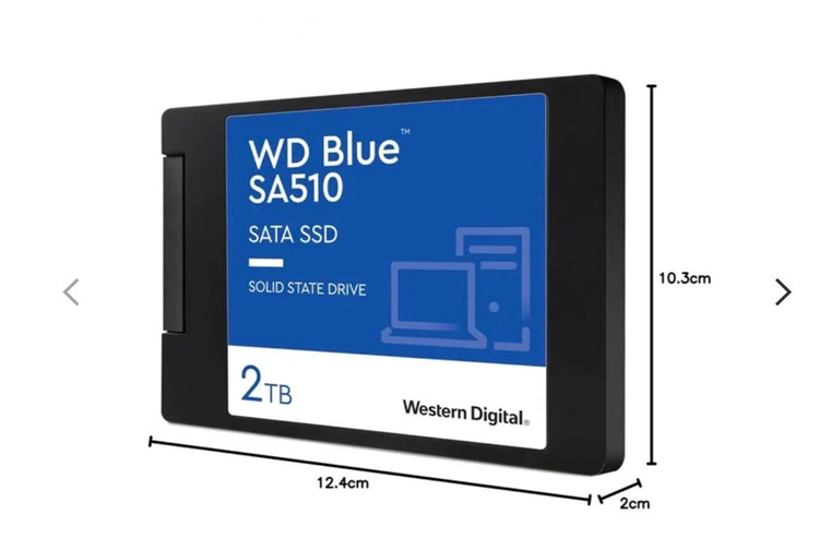 هارد Ssd وسترن دیجیتال بلو مدلBlu BL2T00Aظرفیت 2 ترابایت