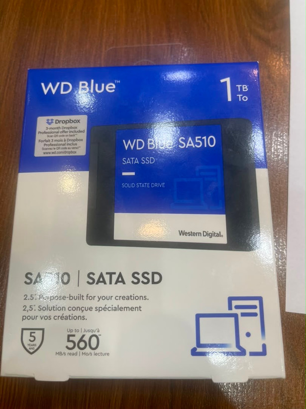 اس اس دی وسترن بلو 1ترابایت مدل SA510 sata